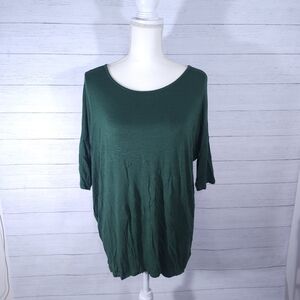Emerald Green Tunic Size XS(Lularoe Irma) Oversized